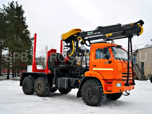КАМАЗ 43118 лесовоз с Велмаш ОМТЛ-97 КАМАЗ 43118 лесовоз с Велмаш ОМТЛ-97
