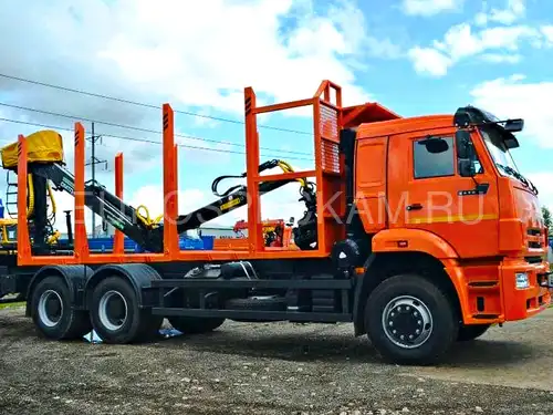 КАМАЗ 6520 сортиментовоз с Велмаш ОМТЛ-97
