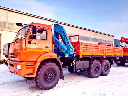 КАМАЗ 43118 бортовой с КМУ Инман ИМ 150