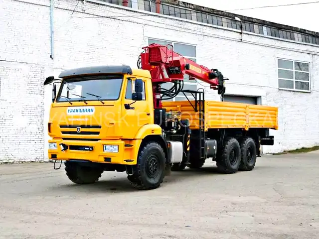 КАМАЗ 43118 бортовой с КМУ Галичанин КМУ-150