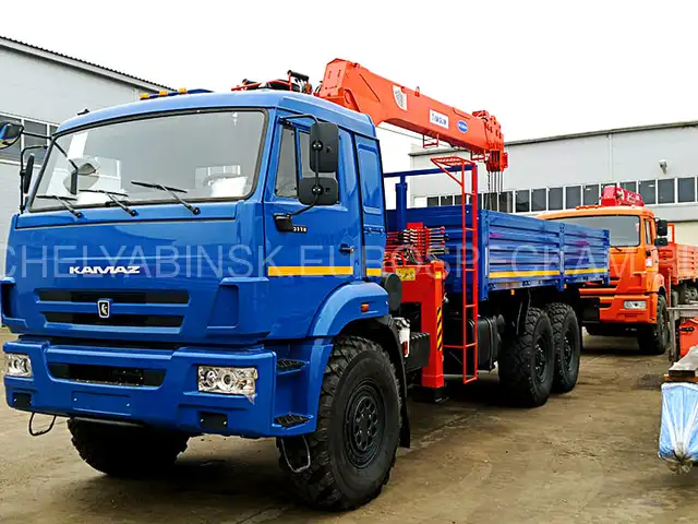 КАМАЗ 43118 бортовой с КМУ Kanglim KS 1256 G2