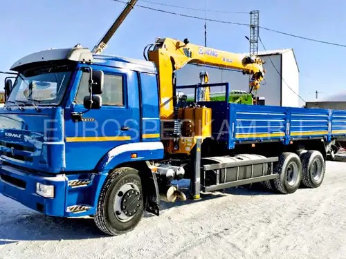 КАМАЗ 65117 бортовой с КМУ XCMG SQS125-4