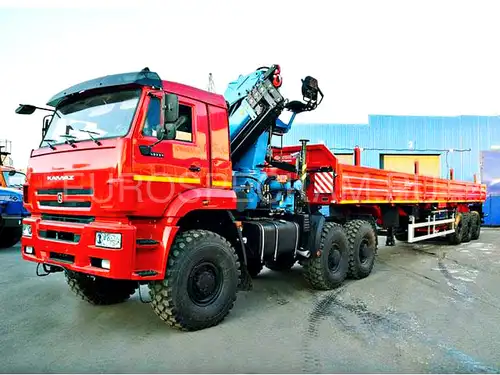 КАМАЗ 65221 седельный тягач с КМУ Инман ИМ 240